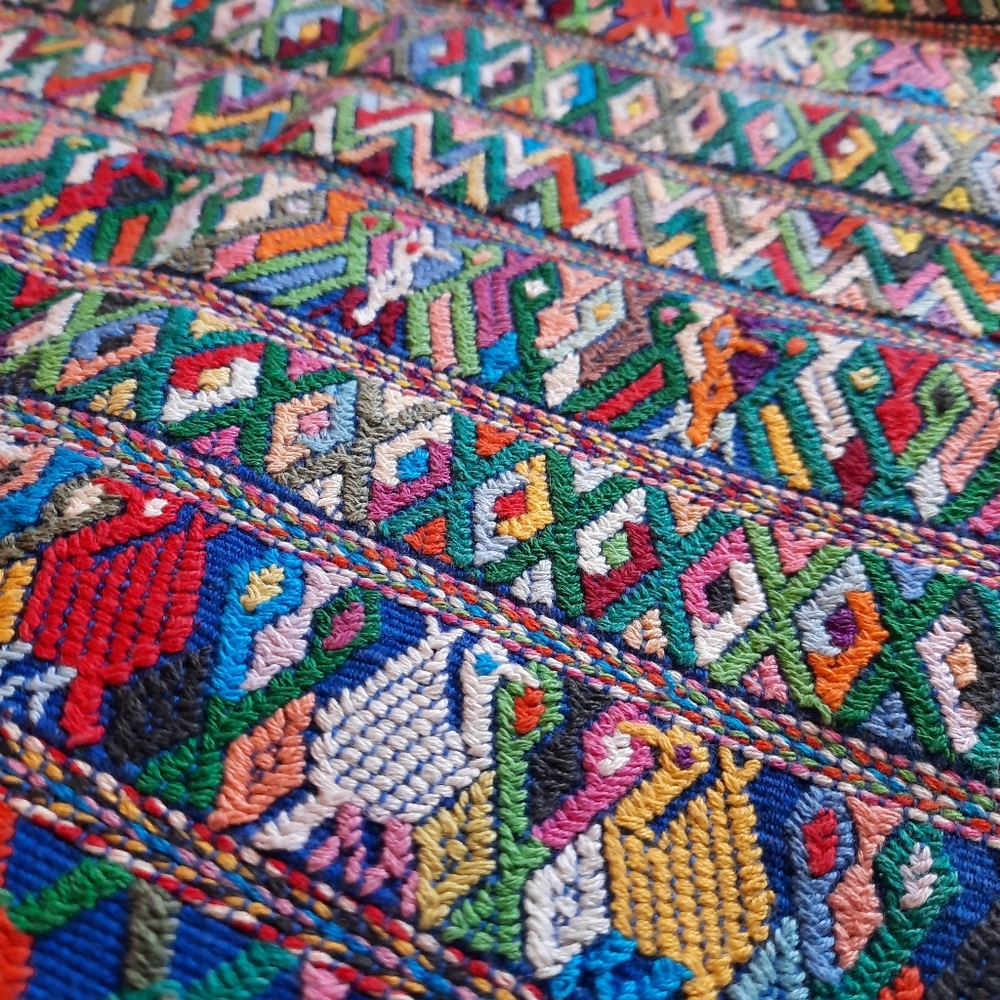 Guatemalan High Quality Loom Woven Traditional Huipil - Picture 5 of 12